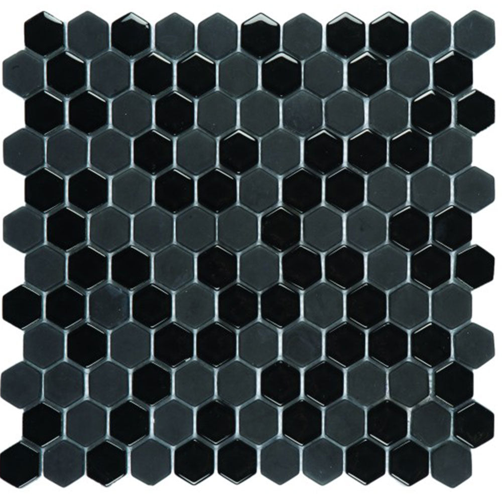 Bati Orient Glossy Hexagon Mosaic 12" x 12"