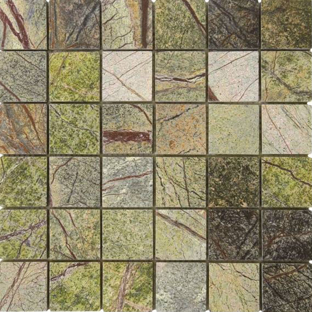 Bati Orient Forest Marble Mosaic 12" x 12"