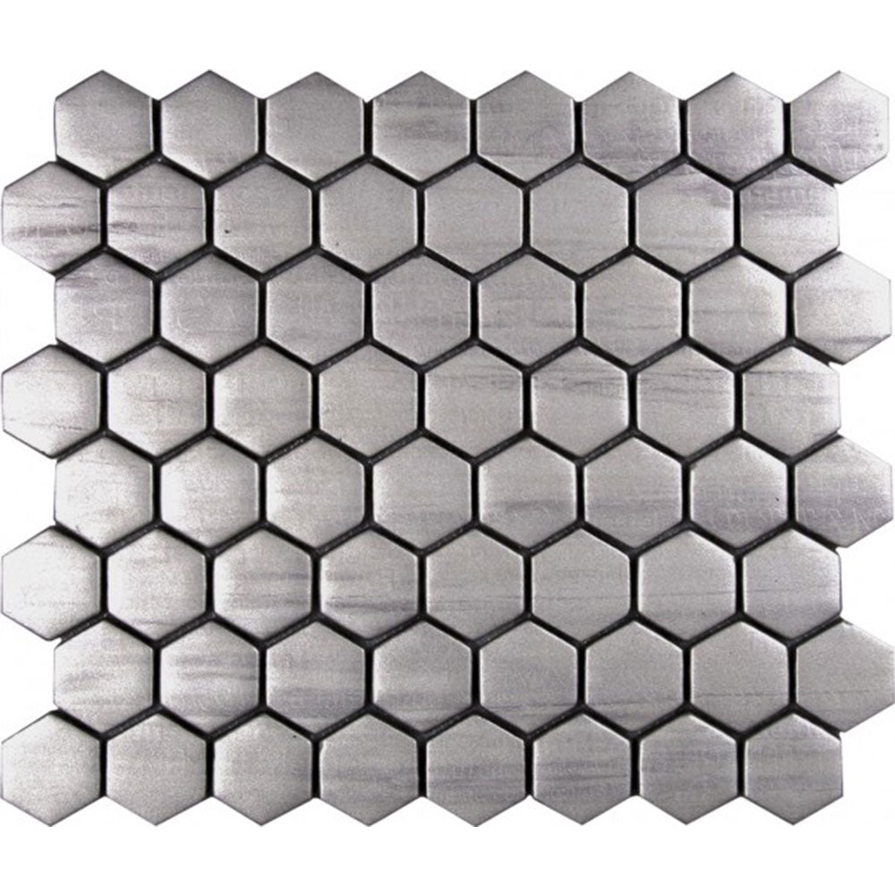 Bati Orient Glass Hexagon Mosaic 10.10" x 11.60"