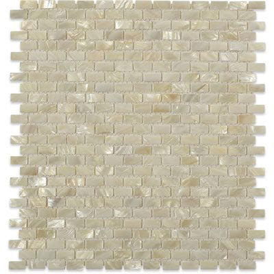 White Flat Mini Brick 