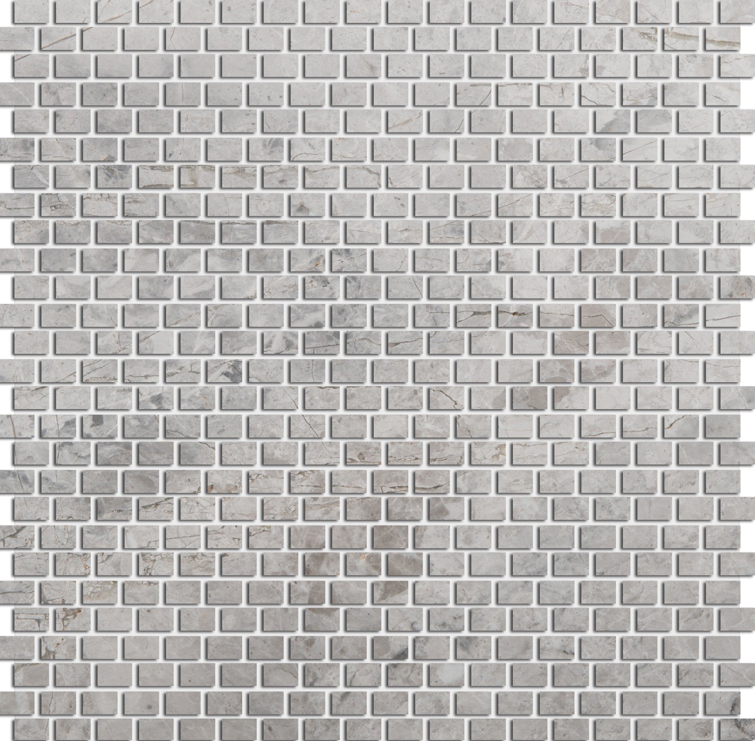 Emser Marble Silver Mosaic 12" x 12"