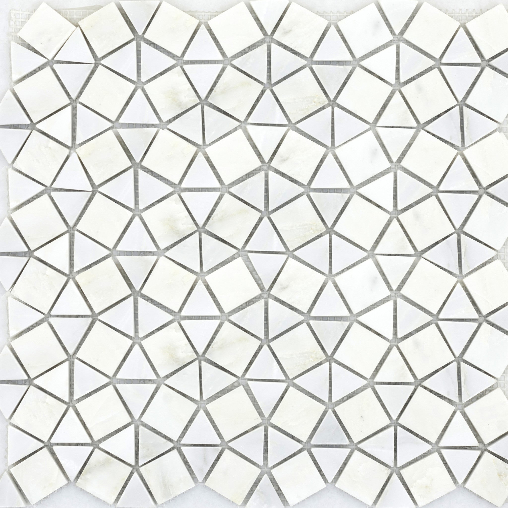 Emser Winter Frost Geometric Mosaic 12" x 12"