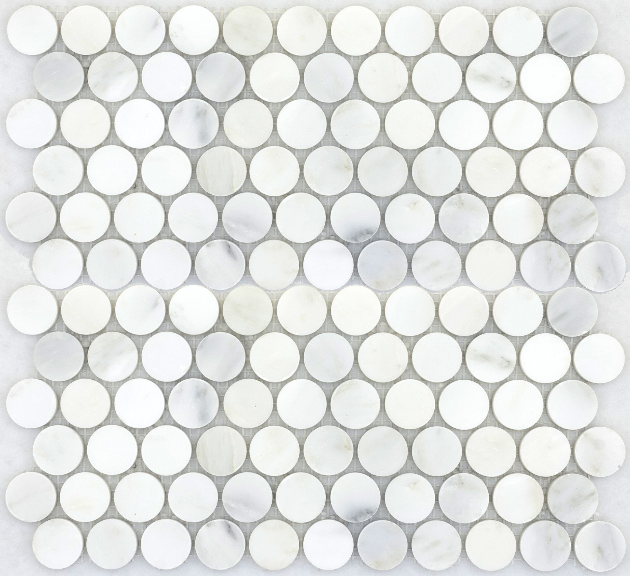 Emser Tile Marble Penny Round Mosaic 12" x 12"